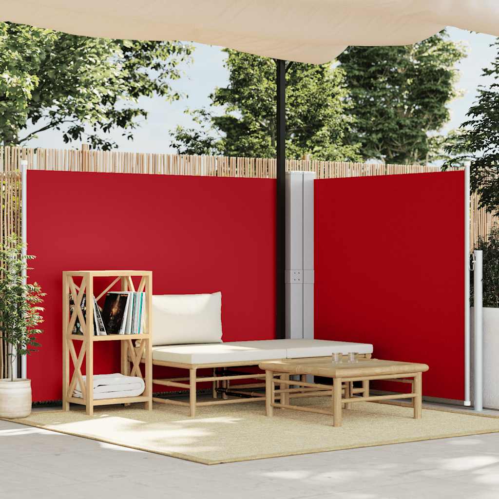 vidaXL Windscherm uittrekbaar 160x600 cm bruin