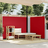vidaXL Windscherm uittrekbaar 160x600 cm bruin