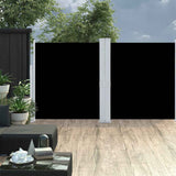 vidaXL Windscherm uittrekbaar 160x600 cm bruin