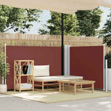 vidaXL Windscherm uittrekbaar 160x600 cm bruin