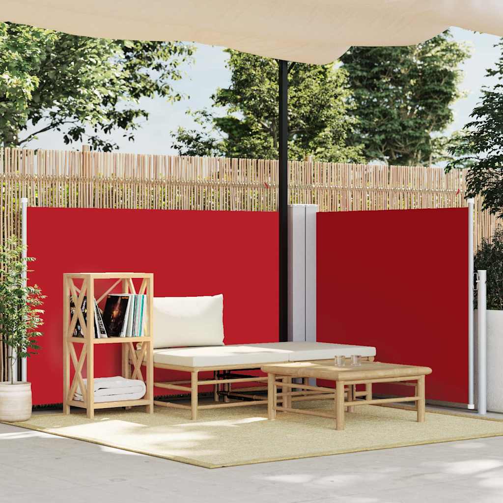 vidaXL Windscherm uittrekbaar 160x600 cm bruin