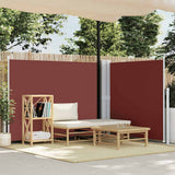 vidaXL Windscherm uittrekbaar 160x600 cm bruin