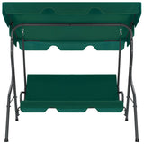 vidaXL Schommelbank 170x110x153 cm stof groen