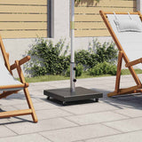 vidaXL Parasol Base Square 30 kg Granite Grey