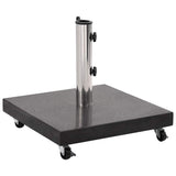vidaXL Parasol Base Square 30 kg Granite Grey