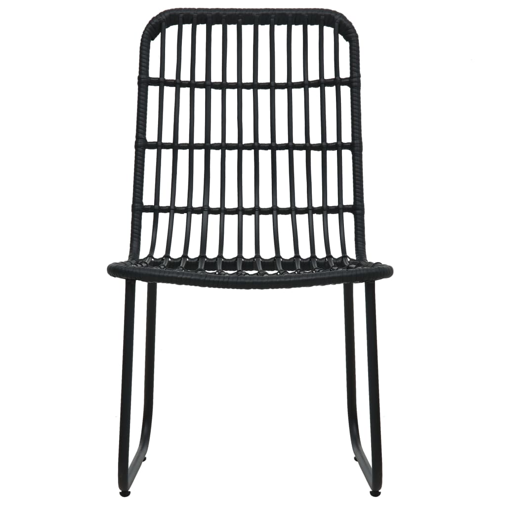 vidaXL Tuinstoelen 2 stuks poly rattan eikenkleurig