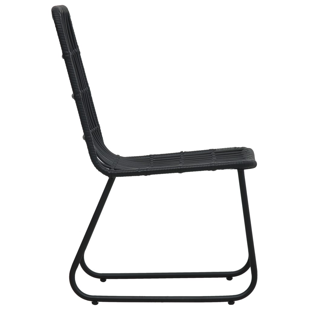 vidaXL Tuinstoelen 2 stuks poly rattan eikenkleurig