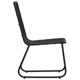 vidaXL Tuinstoelen 2 stuks poly rattan eikenkleurig