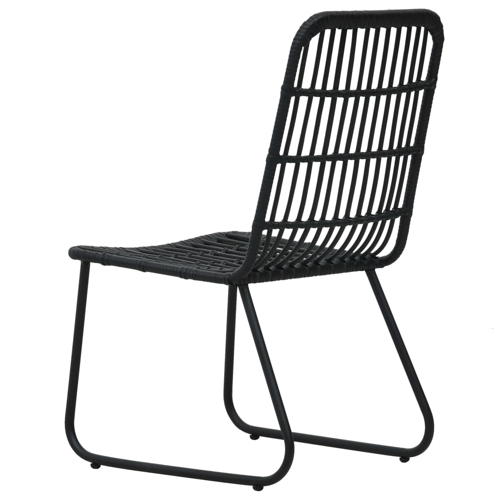 vidaXL Tuinstoelen 2 stuks poly rattan eikenkleurig