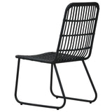vidaXL Tuinstoelen 2 stuks poly rattan eikenkleurig
