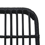 vidaXL Tuinstoelen 2 stuks poly rattan eikenkleurig