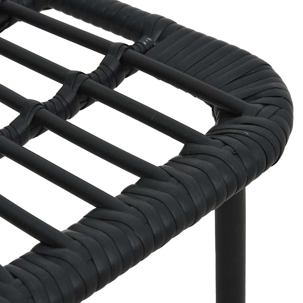 vidaXL Tuinstoelen 2 stuks poly rattan eikenkleurig