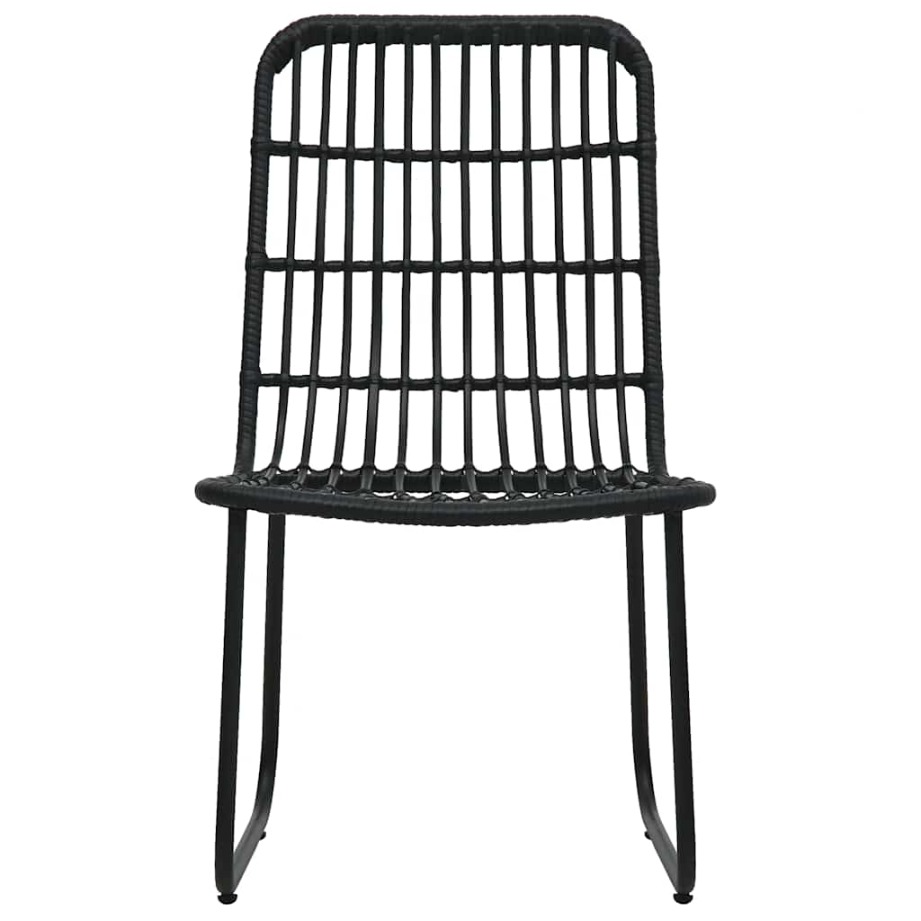 vidaXL 3-delige Bistroset poly rattan eikenkleurig