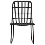 vidaXL 3-delige Bistroset poly rattan eikenkleurig