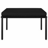 vidaXL 6-delige Loungeset met kussens PVC zwart