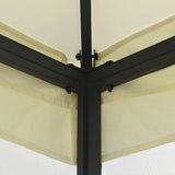 vidaXL Gazebo with nets 300x300x265 cm cream