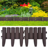 vidaXL Gazonranden 36 st 10 m PP antracietkleurig