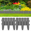 vidaXL Gazonranden 36 st 10 m PP couleur antraciet