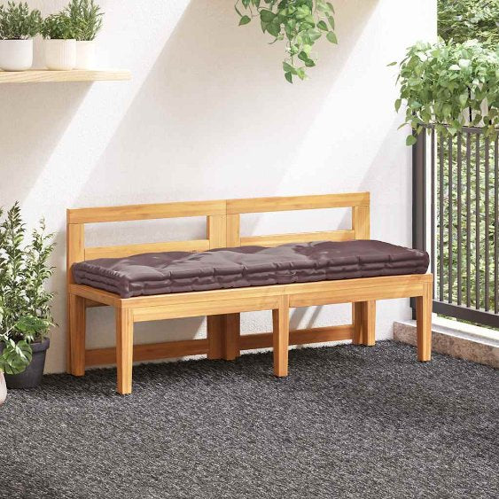 vidaXL Palletvloerkussens 2 st katoen zwart