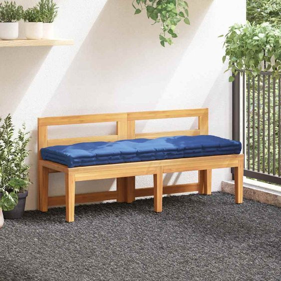vidaXL Palletvloerkussens 2 st katoen zwart