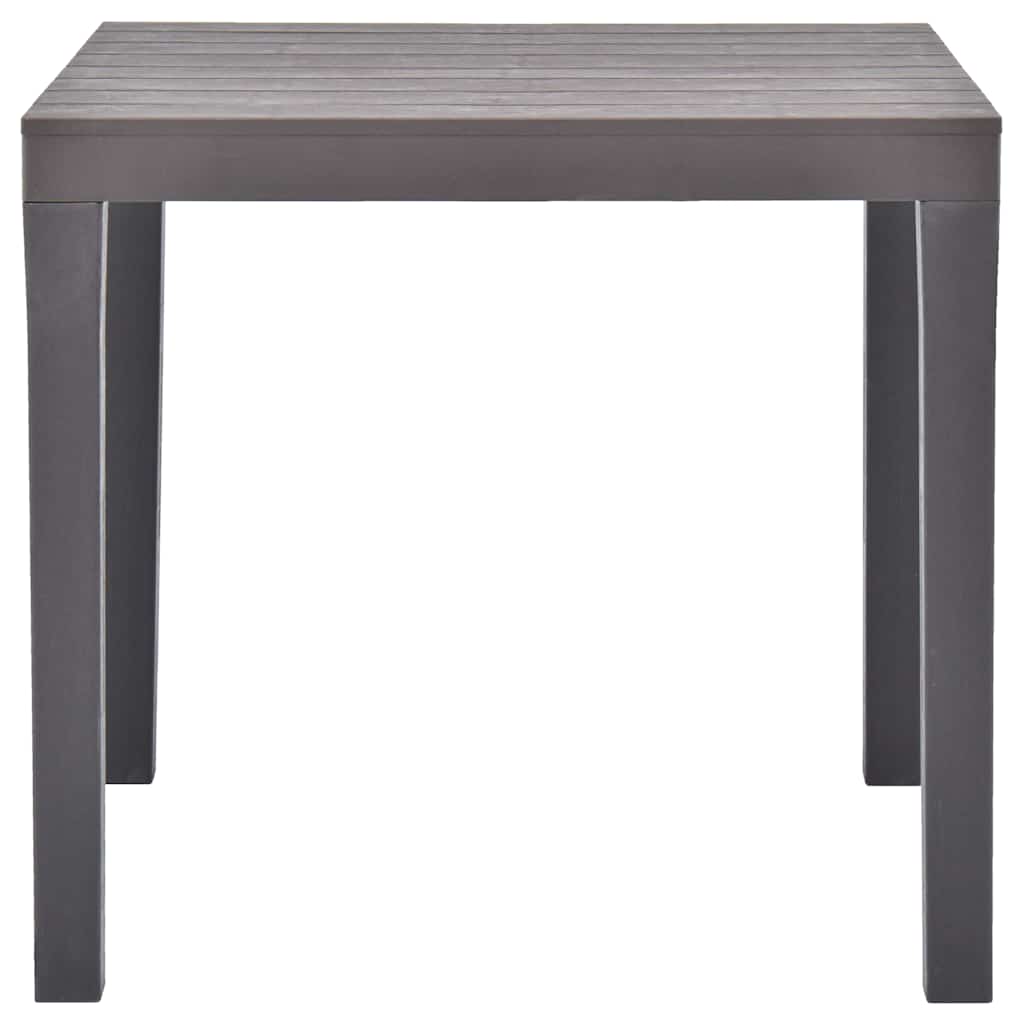 vidaXL Tuintafel 78x78x72 cm kunststof wit
