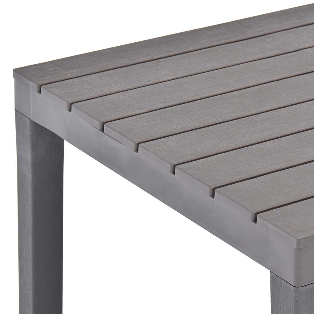 vidaXL Tuintafel 78x78x72 cm kunststof wit