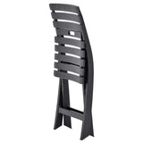 vidaXL Tuinstoelen inklapbaar 2 st kunststof wit