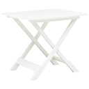 vidaXL Folding Garden Table 79x72x70 cm Plastic White