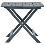vidaXL Folding Garden Table 79x72x70 cm Plastic White
