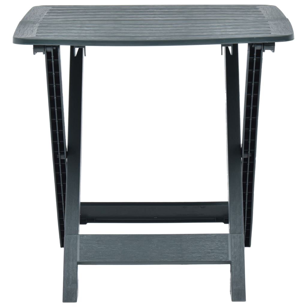 vidaXL Folding Garden Table 79x72x70 cm Plastic White