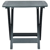 vidaXL Folding Garden Table 79x72x70 cm Plastic White