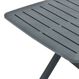 vidaXL Folding Garden Table 79x72x70 cm Plastic White
