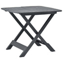 vidaXL Folding Garden Table 79x72x70 cm Plastic White