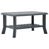 vidaXL Salontafel 90x60x46 cm kunststof wit