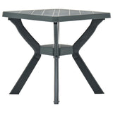 vidaXL Bistrotafel 70x70x72 cm kunststof wit