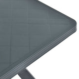 vidaXL Bistrotafel 70x70x72 cm kunststof wit