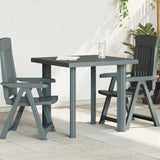 vidaXL Tuintafel 80x75x72 cm kunststof wit