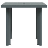 vidaXL Tuintafel 80x75x72 cm kunststof wit