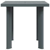 vidaXL Tuintafel 80x75x72 cm kunststof wit