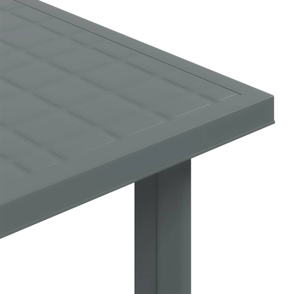 vidaXL Tuintafel 80x75x72 cm kunststof wit