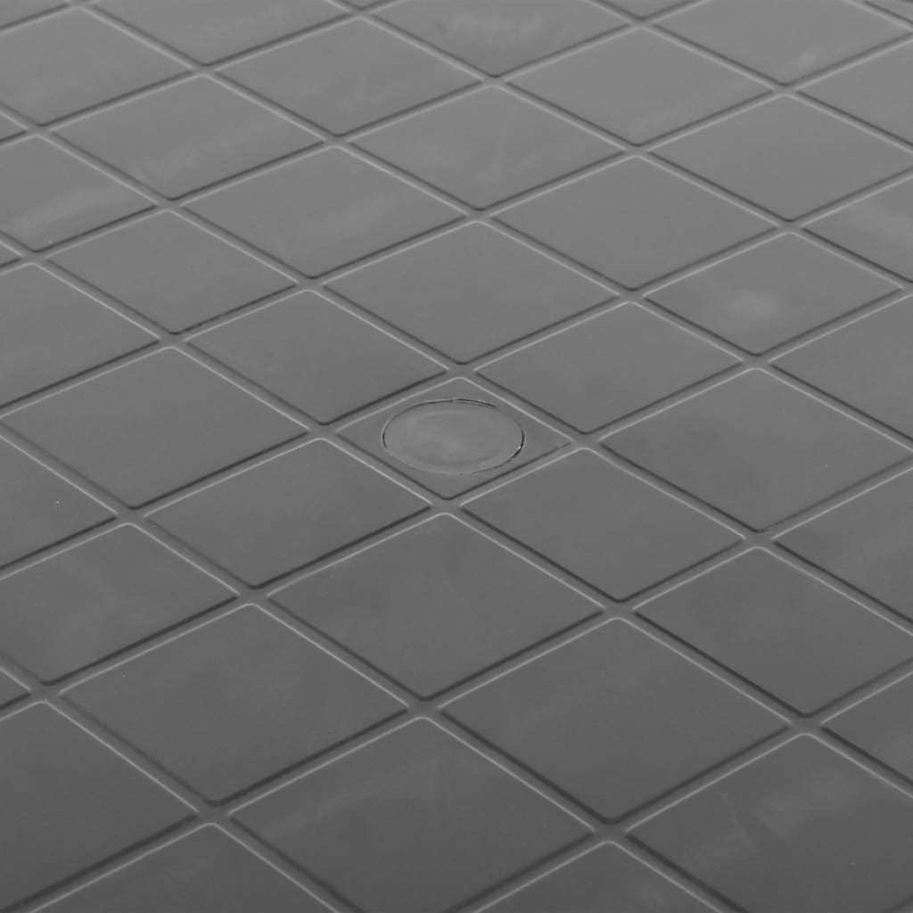 vidaXL Tuintafel 89 cm kunststof wit