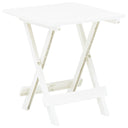 vidaXL Folding Garden Table 45x43x50 cm Plastic White