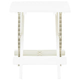 vidaXL Folding Garden Table 45x43x50 cm Plastic White