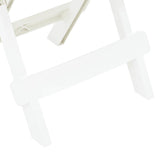vidaXL Folding Garden Table 45x43x50 cm Plastic White