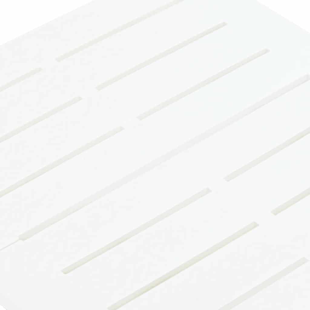vidaXL Folding Garden Table 45x43x50 cm Plastic White