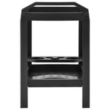 vidaXL Dranktrolley 69x53x72 cm kunststof wit