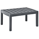 vidaXL Tuintafel 78x55x38 cm kunststof wit