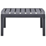 vidaXL Tuintafel 78x55x38 cm kunststof wit
