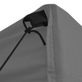 vidaXL Partytent met 4 zijwanden inklapbaar 2x2 m staal crème