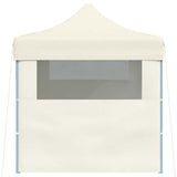 vidaXL Partytent met 3 zijwanden inklapbaar 3x4 m staal blauw